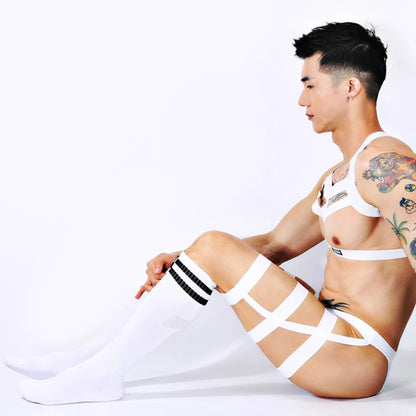 Triple Elastic Harness with Briefs and Socks