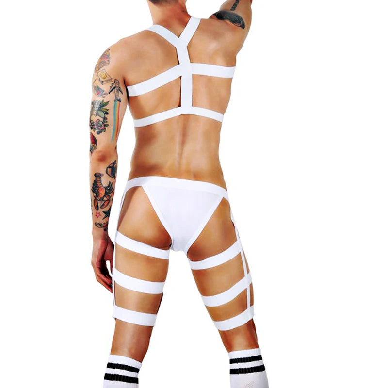 Triple Elastic Harness with Briefs and Socks